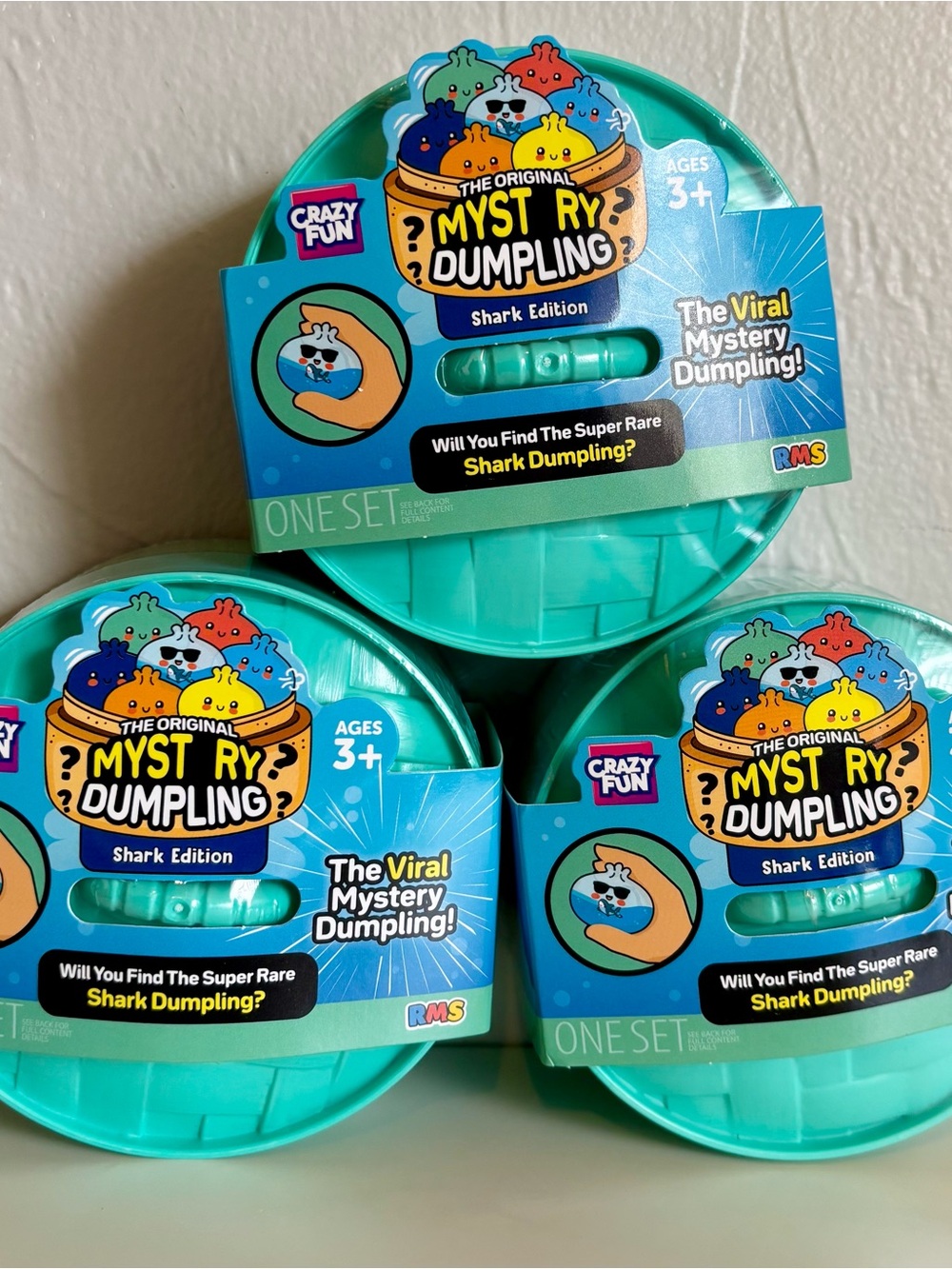 RMS Mystery Dumpling Shark Edition Series x3